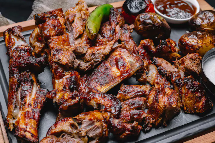 Nyama choma grilled meat